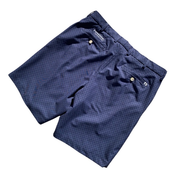 Peter Millar Carrboro Performance Golf Skull Shorts Navy Blue Size 34 - Picture 2 of 7